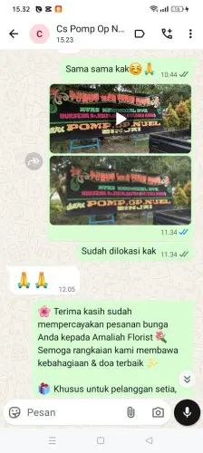 Testimonial Papan Bunga tebet timur