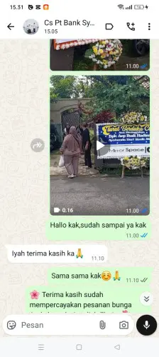 Testimonial Papan Bunga tebet timur
